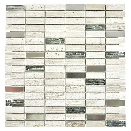 Mosaikfliese Stäbchen Crystal Mix XNM SM67