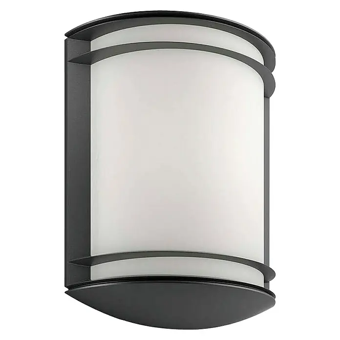 Philips Aplique exterior LED Antelope - 6 W, L x An x Al: 8,9 x 19,9 x 26,9 cm, Negro, IP44