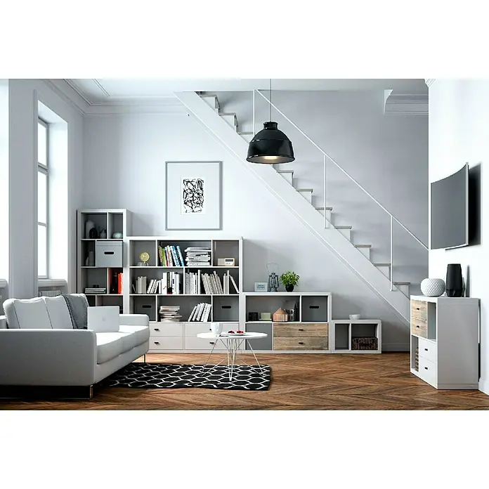 Phönix Fortuna Regal - L x B x H: 35 x 114,3 x 78,5 cm, Weiß - Stimmungsaufnahme