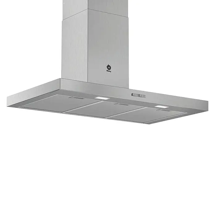 Balay Campana de pared 3BC096MX - Ancho: 90 cm, Potencia de aire máx.: 590 m³/h, Acero inoxidable
