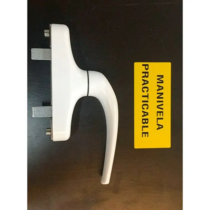Solid Elements Manilla para ventana Practicable Leo - Blanco