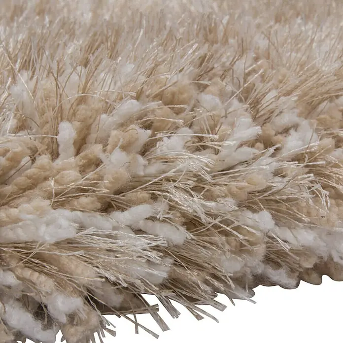 Kayoom Hochflorteppich Macas - Sand, 290 x 200 cm, 100 % Polyester - Detailaufnahme