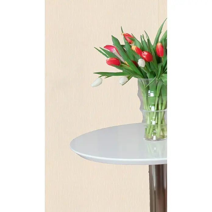 Papel pintado Básico beige - Beige, 10 x 0,53 m