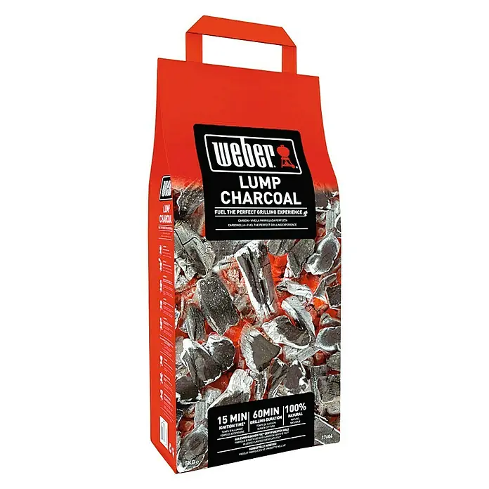 Weber Carbón vegetal para barbacoa - 5 kg