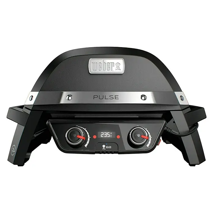 Weber Barbacoa eléctrica Pulse 2000 - 2,2 kW, Superficie parrilla: 49 x 39 cm