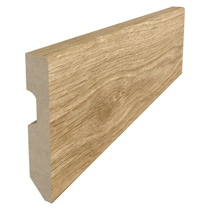 Zócalo Roble Aceitado - 2,44 m x 15 mm x 80 mm