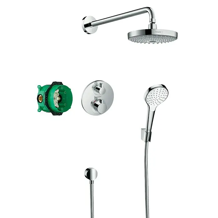 Hansgrohe Conjunto de ducha empotrado Crometta Select S - Tipos de chorro: Rain, IntenseRain, Cromo