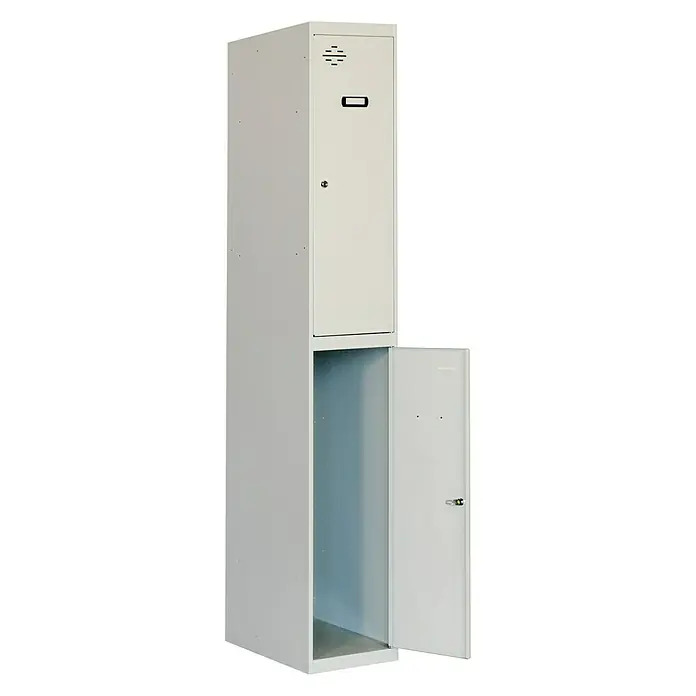 Simonrack Simonlocker Taquilla Tandem Inicial Desmontada - L x An x Al: 50 x 30 x 180 cm, Número de puertas: 2 ud., Gris
