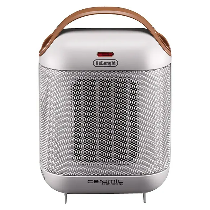 De'Longhi Calefactor cerámico Capsule - 1.800 W, Blanco, L x An x Al: 13,7 x 19,2 x 27 cm