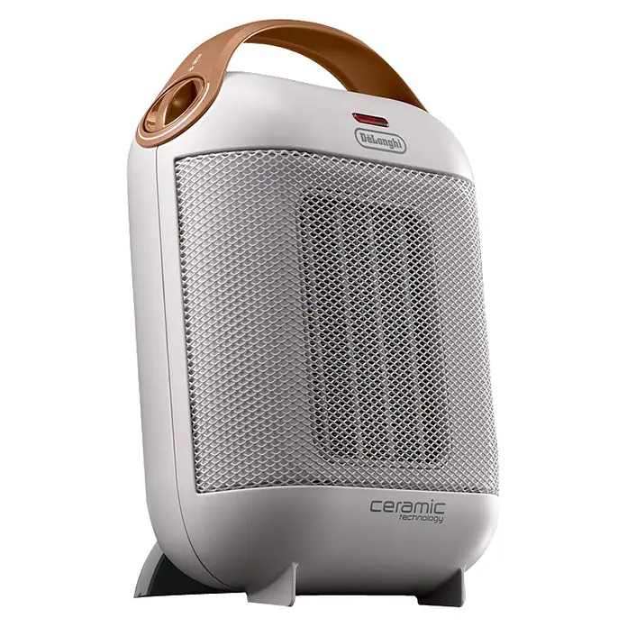 De'Longhi Calefactor cerámico Capsule - 1.800 W, Blanco, L x An x Al: 13,7 x 19,2 x 27 cm