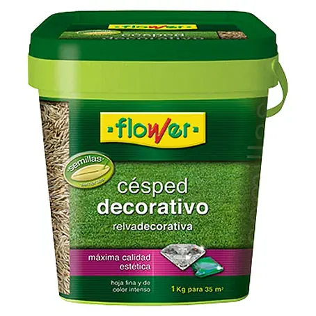 Flower  Semillas de césped decorativo Cubo