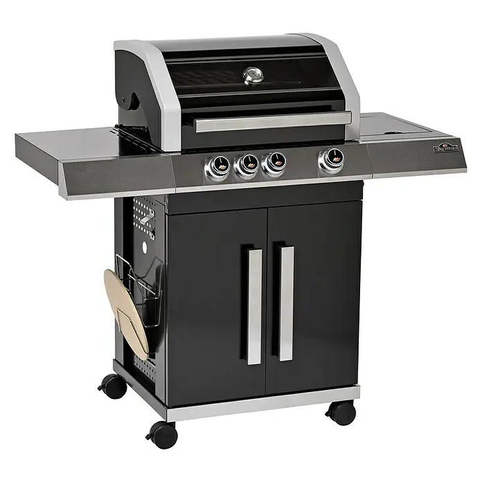 Kingstone KMS Gasbarbecue CLIFF 350 - Aantal branders: 3, Hoofdgrilloppervlak: 59 x 45 cm, 13,5 kW