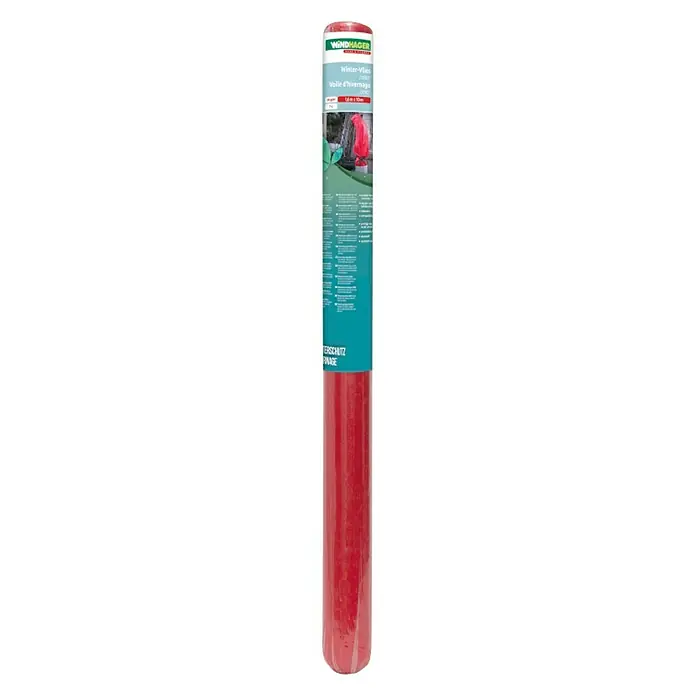 Windhager Winterschutzvlies - L x B: 10 x 1,6 m, Rot, Grammatur: 30 g/m²