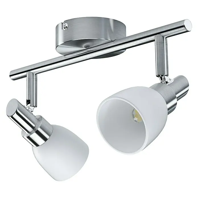 Ledvance Regleta LED 827 - 4 W, L x An x Al: 27,5 x 8 x 16 cm, Blanco/Plateado, Blanco cálido - Vista de perfil izquierdo