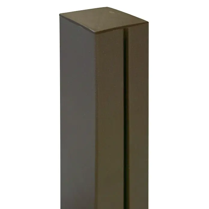 Nortene Poste para cercado Alupost - Altura: 2,15 m, Marrón, Aluminio