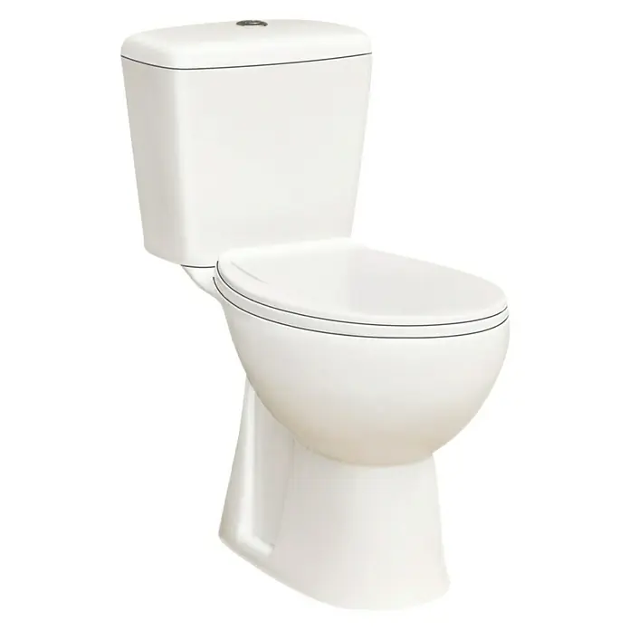 Pack de WC Bahia - Salida WC: Vertical, Blanco