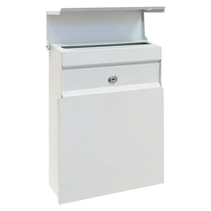 Arregui Figure Buzón de correo E-6701 - Acero, L x An x Al: 26,8 x 10 x 36 cm, Blanco