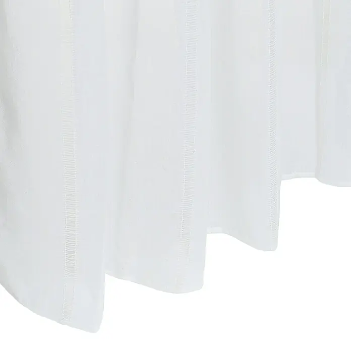 Visillo para ventana Ophelie - 140 x 250 cm, 100% poliéster, Blanco