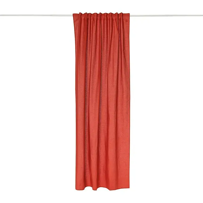 Cortina Panama - 140 x 260 cm, 100% algodón, Teja
