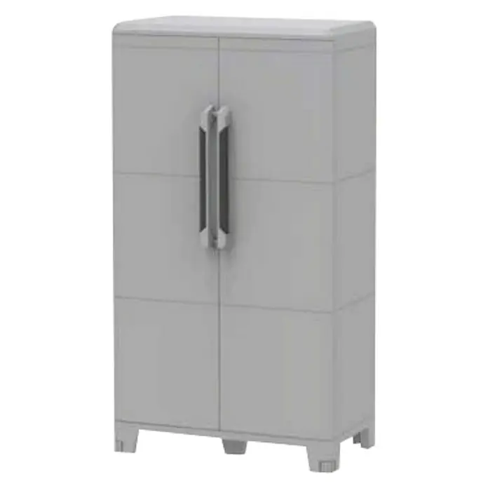 Terry Transforming Armario de PVC Modular 3 - L x An x Al: 43,6 x 78 x 143 cm, Capacidad de carga: 40 kg/balda