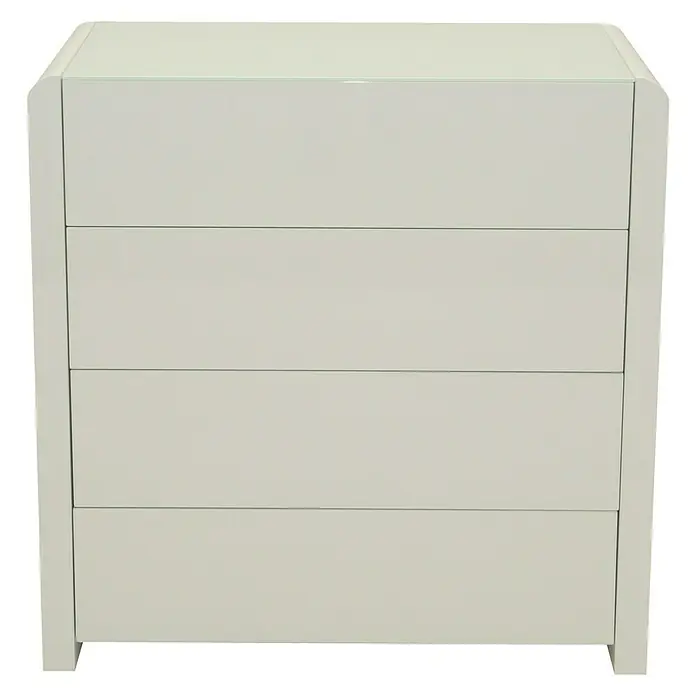 Phönix Atlanta Kommode - L x B x H: 45 x 78,5 x 78,8 cm, Weiß, Ohne Tür, Anzahl Schubladen: 4 Stk. - Vorderansicht