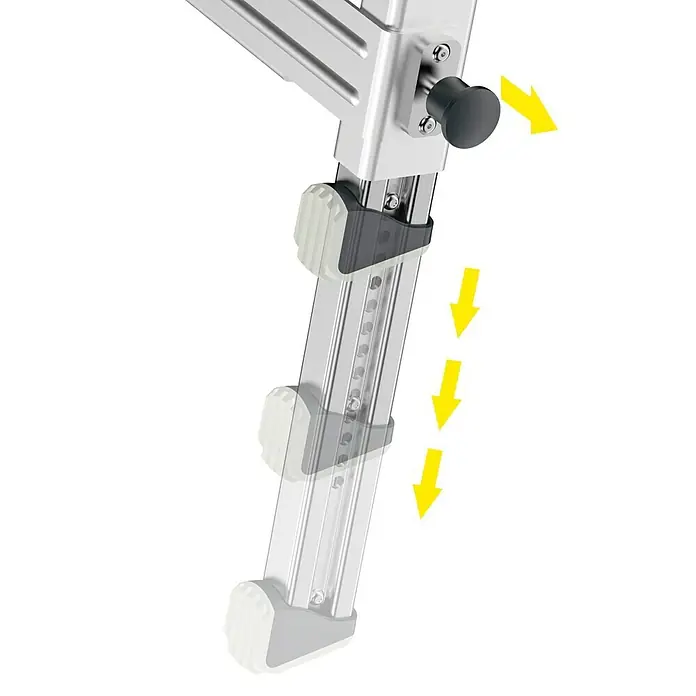 Hailo Dodatno stepenište TP1 - Aluminij