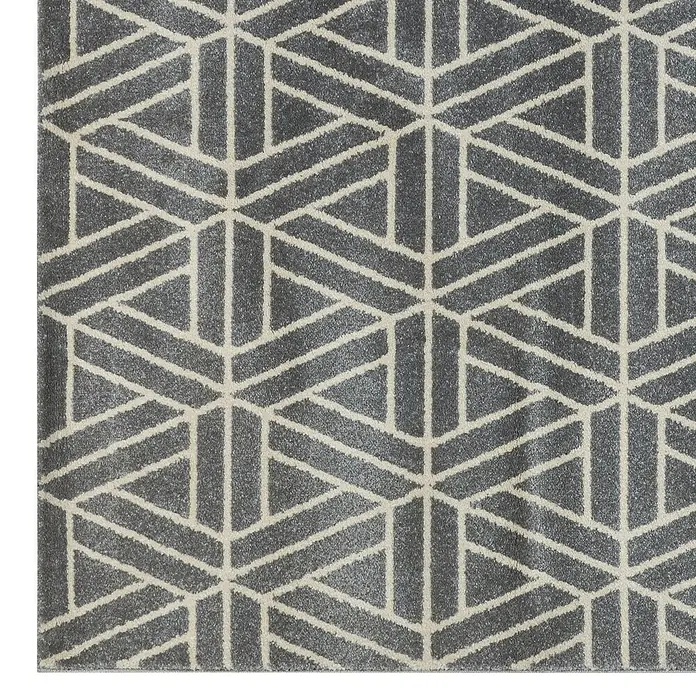 Alfombra Denmark - Plata, 230 x 160 cm, 100% polipropileno heat-set frisè