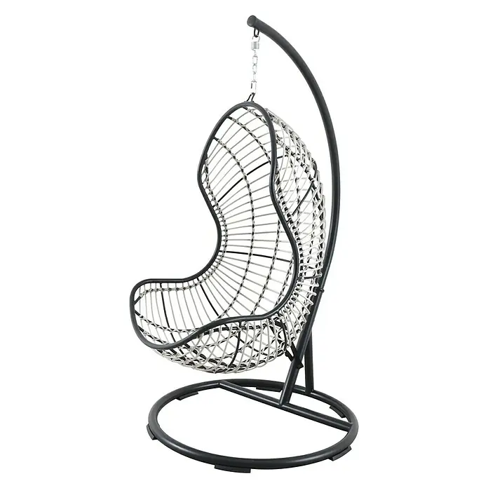 Sunfun Hamaca colgante Cozumel - Acero, Gris claro, Altura: 196 cm