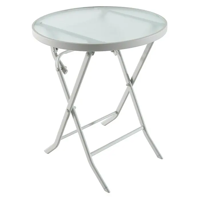 Sunfun Conjunto de muebles de balcón Miren - 3 piezas, Gris