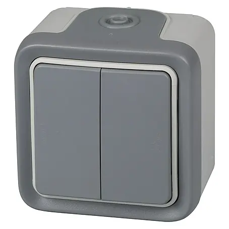 Legrand  Interruptor/Conmutador doble Plexo