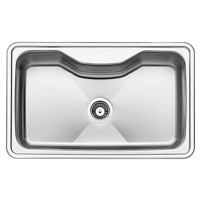Smeg Fregadero encastrable LYG800 - 49,8 x 79,8 cm, Cromo