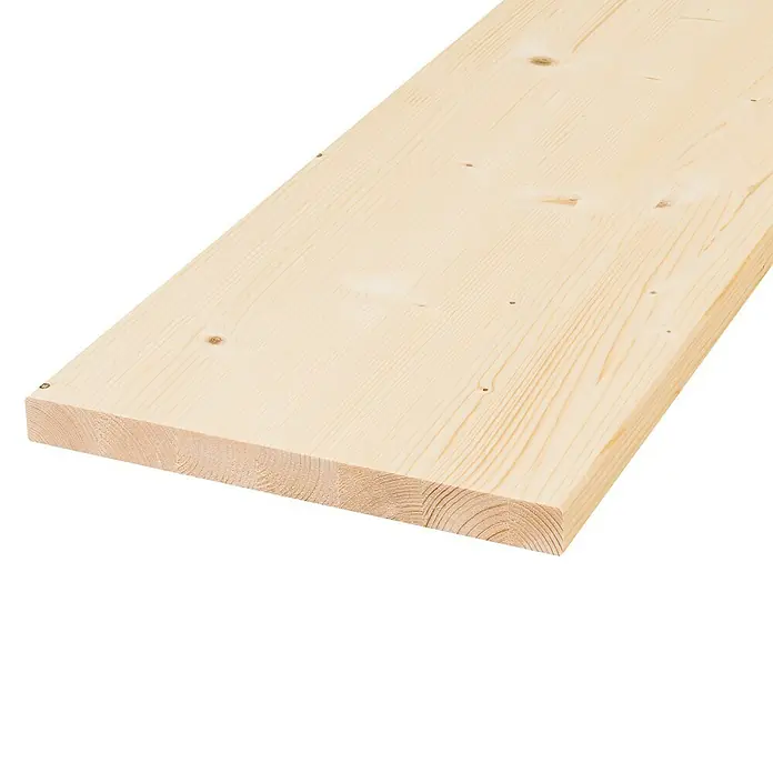 Leimholzplatte - Fichte/Tanne, 2.400 x 200 x 28 mm
