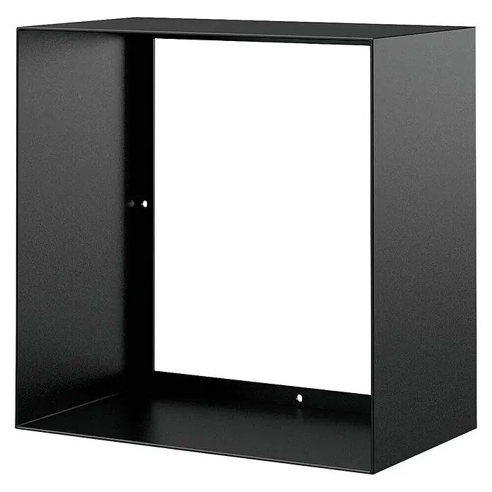 Baden Haus Qubo Regalfach - 20 x 35 x 35 cm, Schwarz, Matt