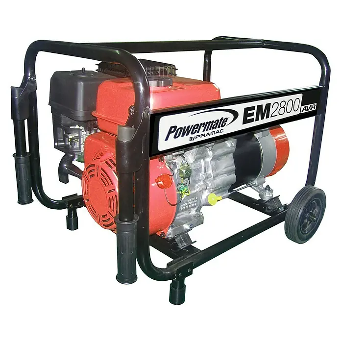 Pramac Powermate Generador EM2800 - 2.500 W, Volumen del depósito: 3,6 l