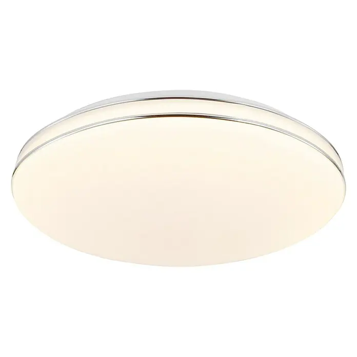 Plafón LED redondo Tonya - 20 W, Ø x Al: 33,5 x 7,5 cm, Blanco, Blanco cálido