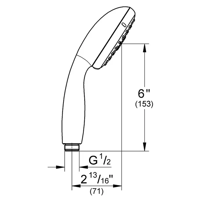 Grohe Handbrause Tempesta 100 - Anzahl Funktionen: 3 Stk., 9,5 l/min bei 3 bar, Chrom
