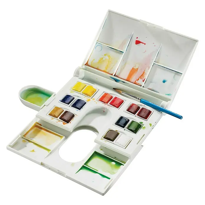 Winsor & Newton Cotman Set akvarel boja Compact - Lonac - Pogled sprijeda