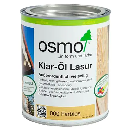 Osmo  Holzschutz Öl-Lasur Klar