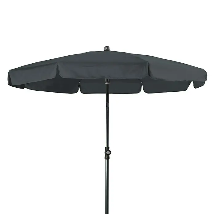 Doppler Sunline Sonnenschirm Neo - Anthrazit, Ø x H: 150 x 230 cm - Vorderansicht