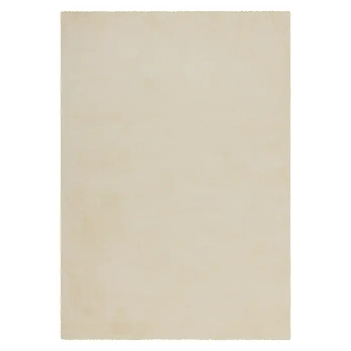 Kurzflorteppich Softtouch - Elfenbein, 170 x 120 cm, 100 % Polypropylen (Flor)