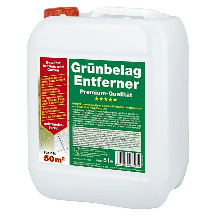 Grünbelag-Entferner - 5 l - Rechte Seitenansicht