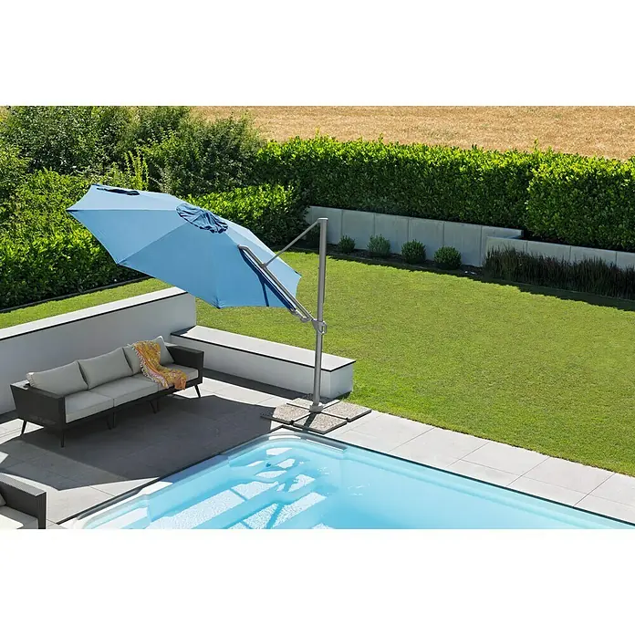 Sunfun Ligurien Navlaka za suncobran - 350 cm, Plave boje - Živopisni prikaz