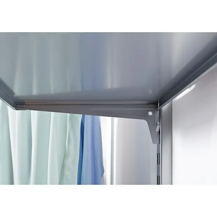 Element System Držač polica S 50 - Duljina: 50 cm, Bijelo-aluminij, Opteretivost: 60 kg
