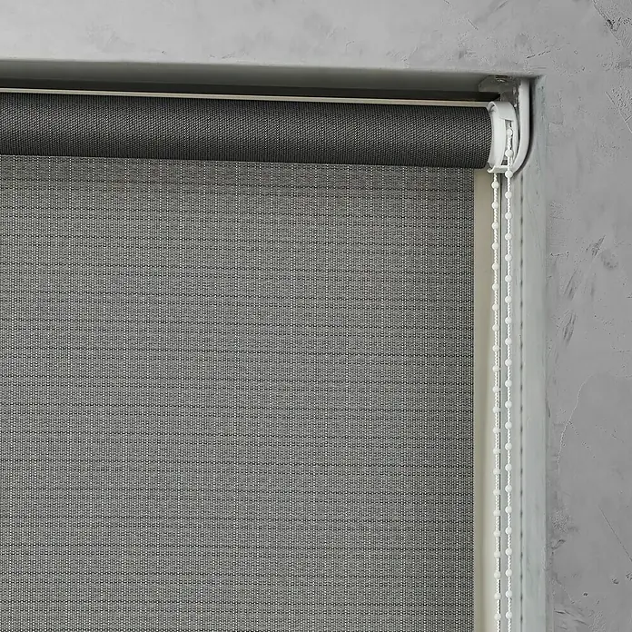 Expo Ambiente Rollo - B x H: 150 x 190 cm, Stahlgrau - Vorderansicht