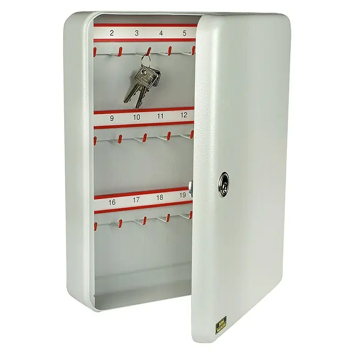 Burg-Wächter Armario para llaves CS 42 - L x An x Al: 310 x 235 x 75 mm, Número de ganchos: 42 ud.
