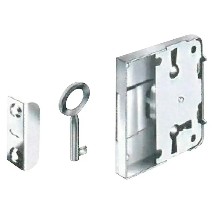 Stabilit Brava sa zasunom - Dimenzije jezička: 30 mm, Poniklano