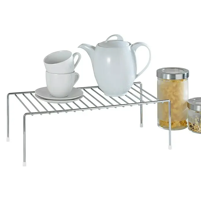 Wenko Estante para vajilla - L x An: 22 x 42,5 cm, Cromo - Producto en uso