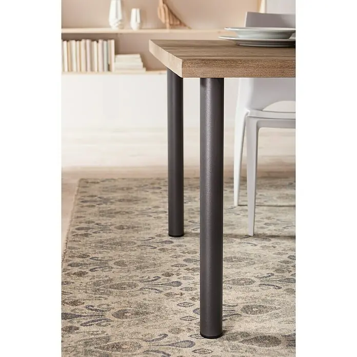 Element System Möbelfuß-Set Look&Feel - Ø x L: 60 x 700 mm, Traglast: 75 kg, Granitgrau, 4 Stk. - Anwendungsbeispiel