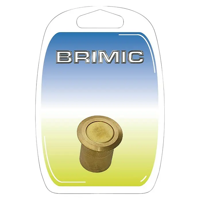 Micel Brimic Tirador empotrable 91175 - Diámetro exterior: 22 mm, Latón, Apto para: Puertas correderas