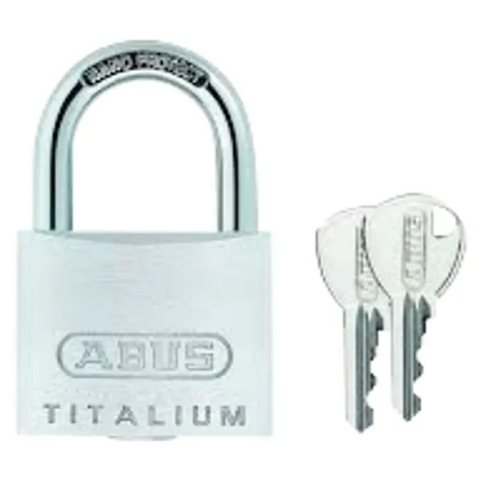Abus Titalium Juego de candados 64TI/30 Twins - An x Al: 30 x 50 mm, 2 uds., Aluminio